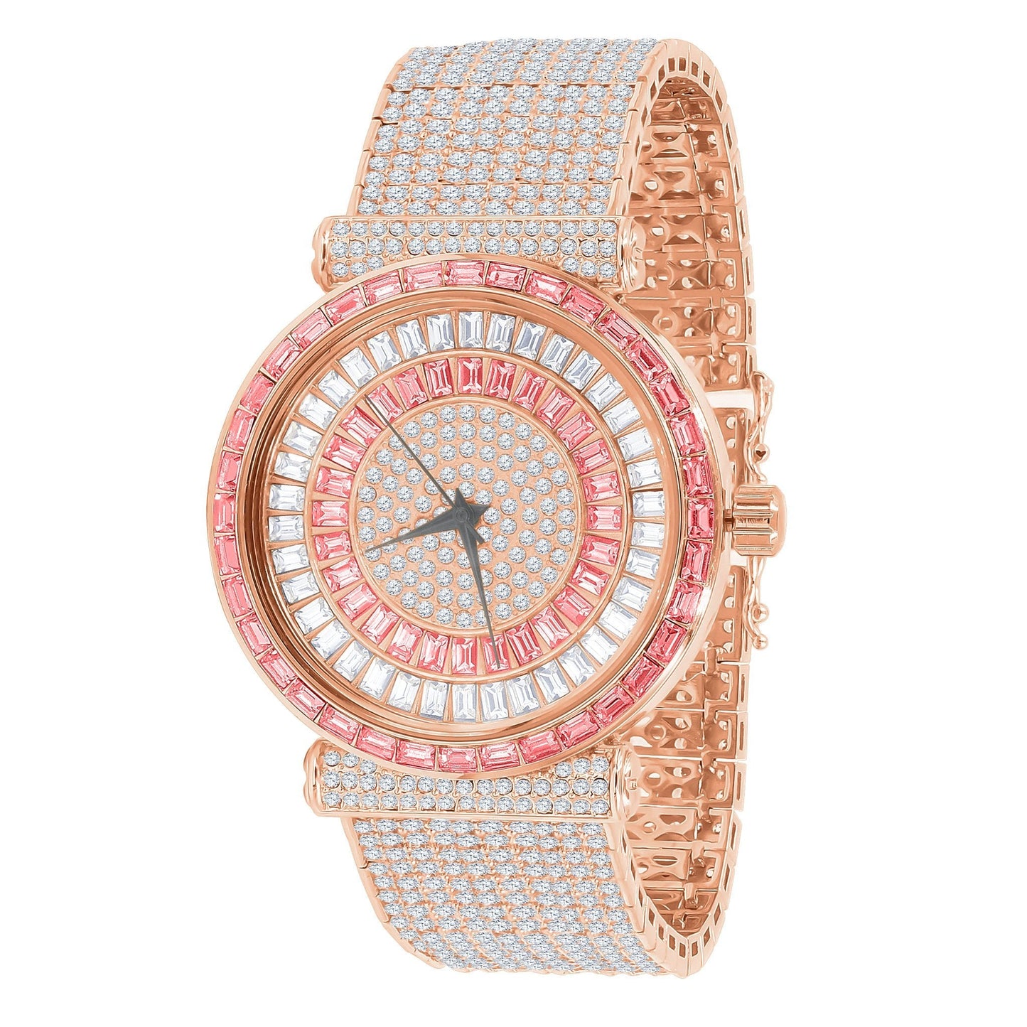 FOXY CZ ICED OUT WATCH