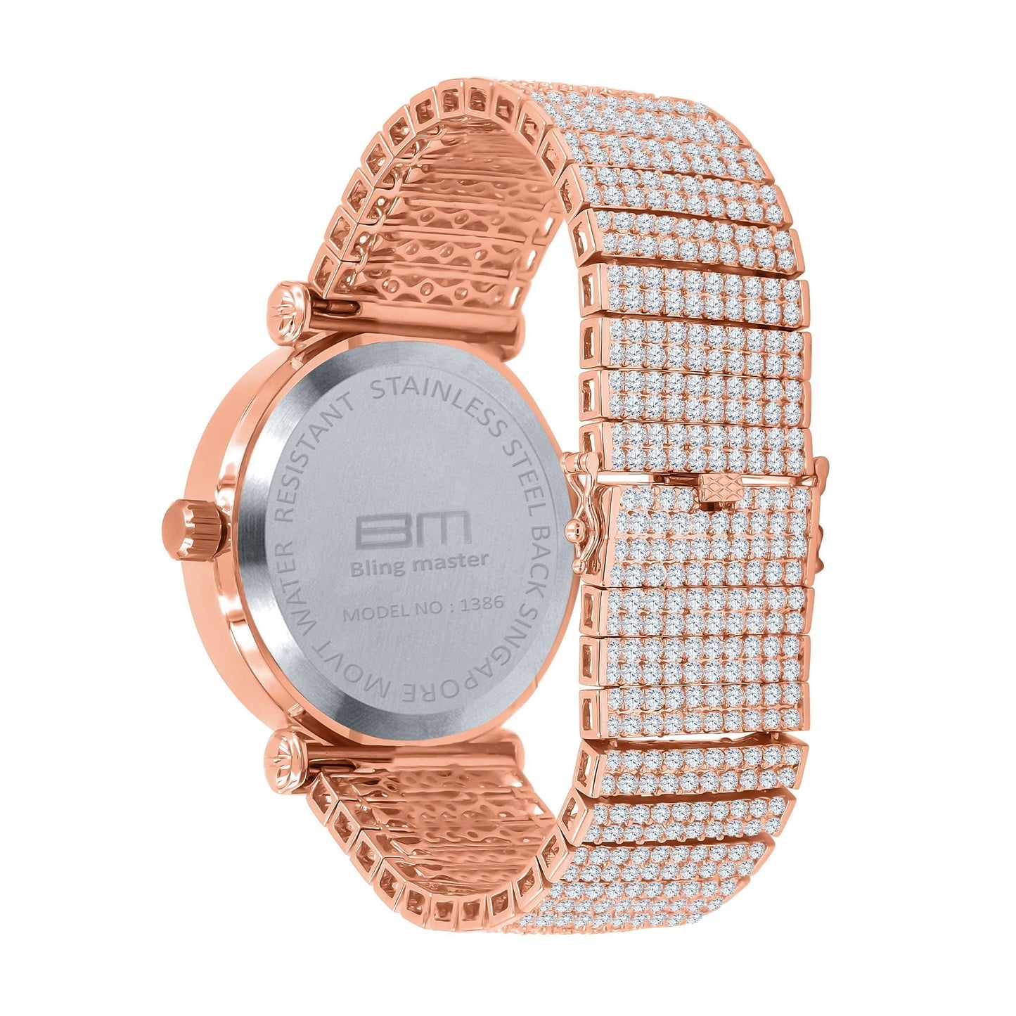 FOXY CZ ICED OUT WATCH