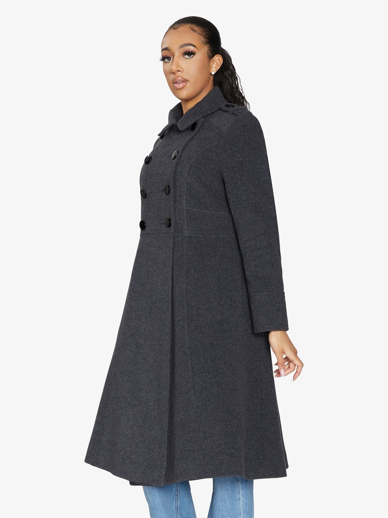 Elegant Double-Breasted Coat
