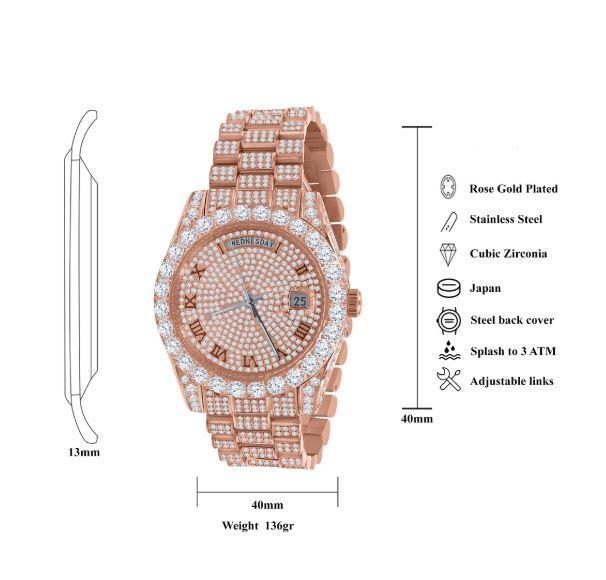 CROWN Steel Watch