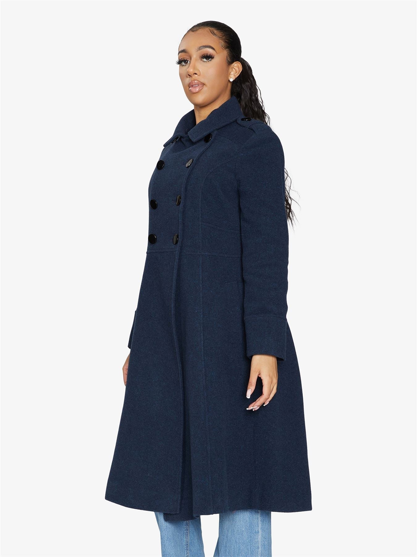 Elegant Double-Breasted Coat