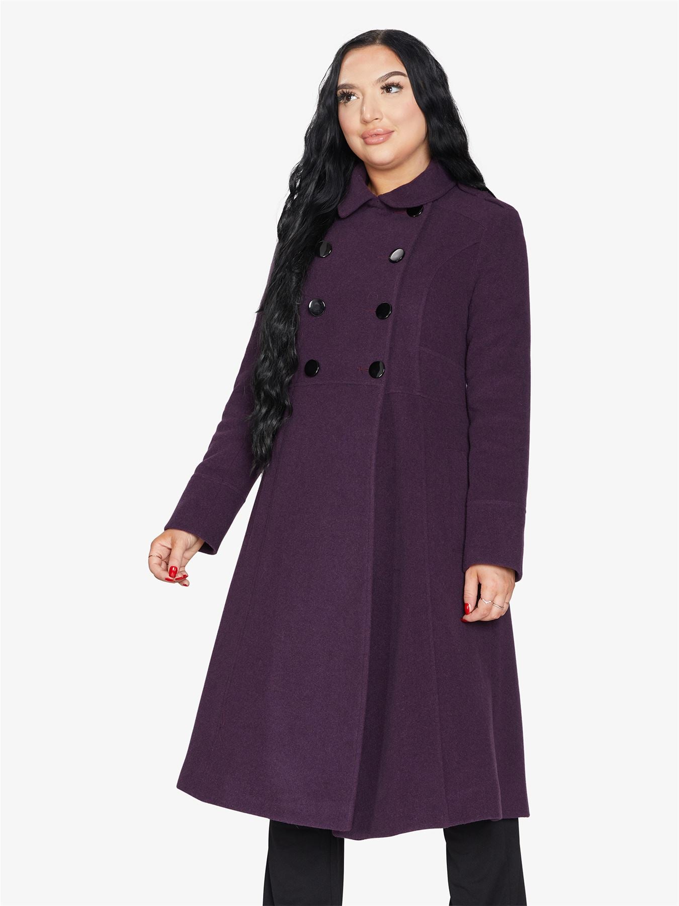 Elegant Double-Breasted Coat