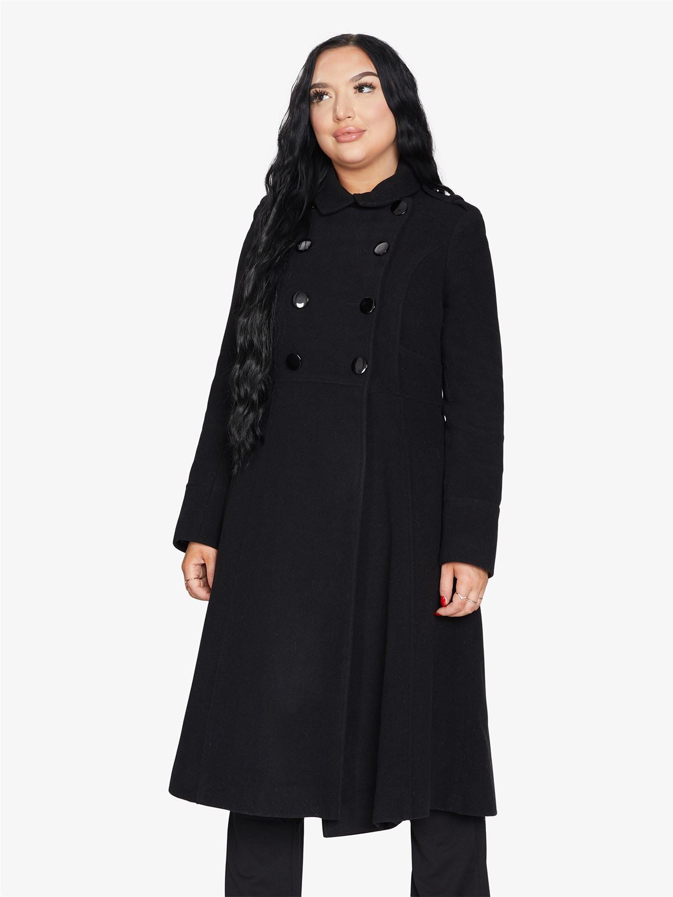Elegant Double-Breasted Coat