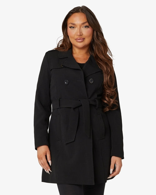 Military Double Breasted Trench Coat