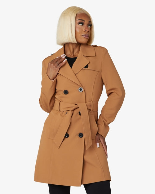 Military Double Breasted Trench Coat