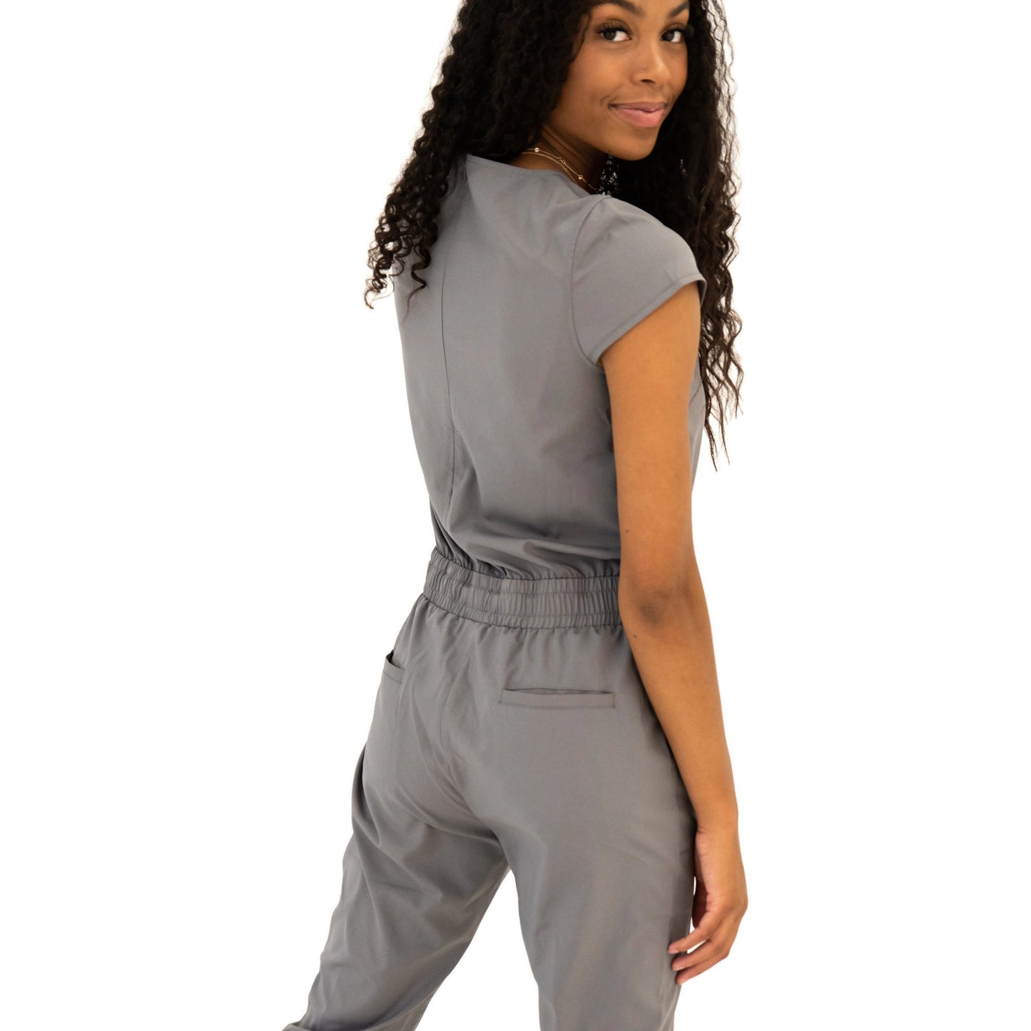 Jumpsuit in Cement