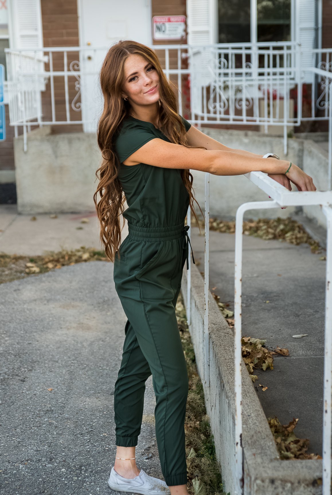 Jumpsuit in Green Canyon