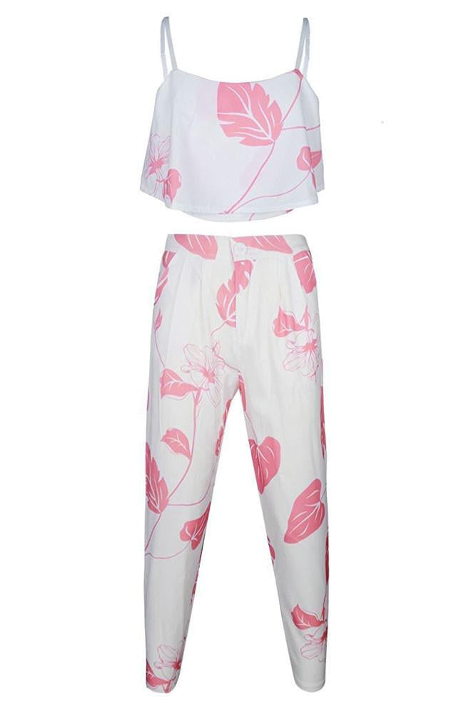 Pink Mottled Print