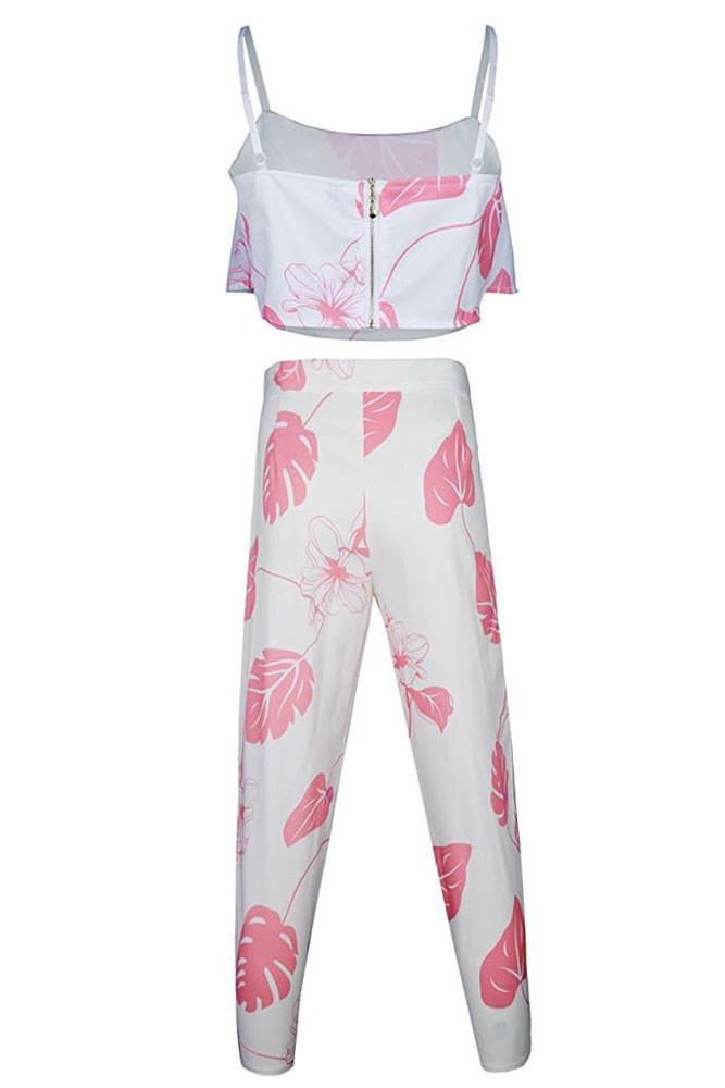 Pink Mottled Print
