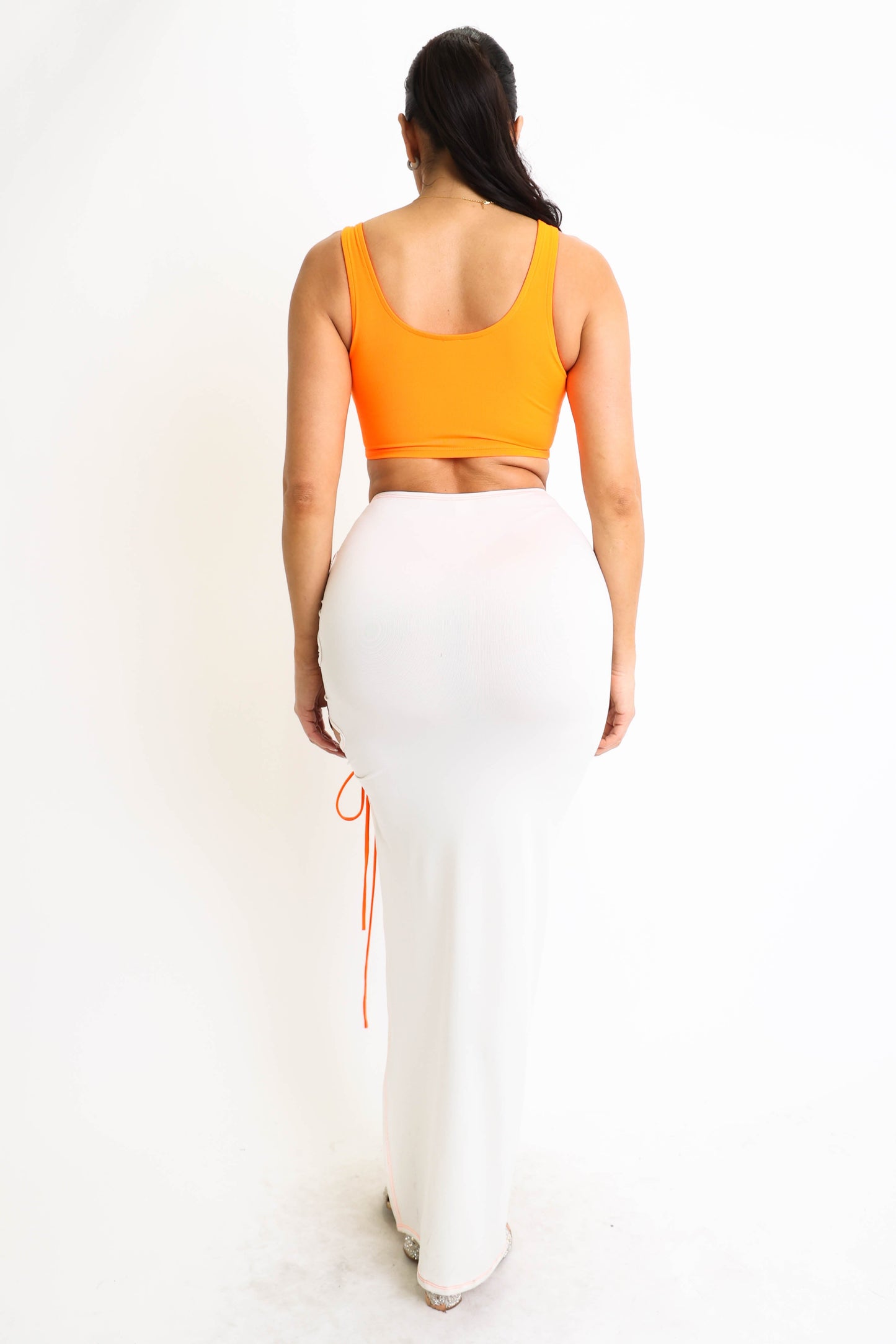 ColorBlock Side Lace-up Top