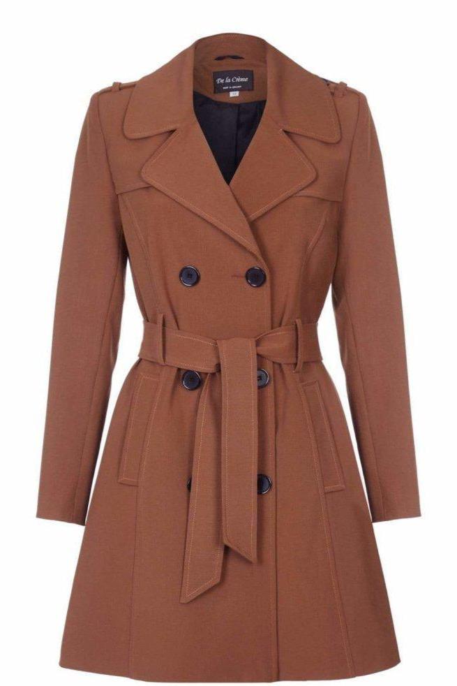 Military Double Breasted Trench Coat