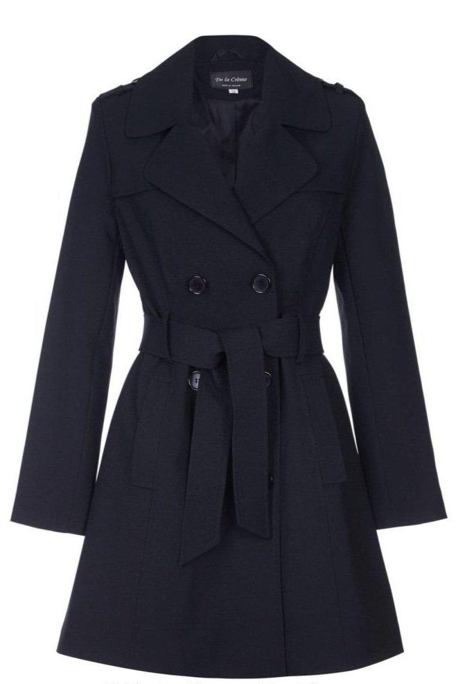 Military Double Breasted Trench Coat