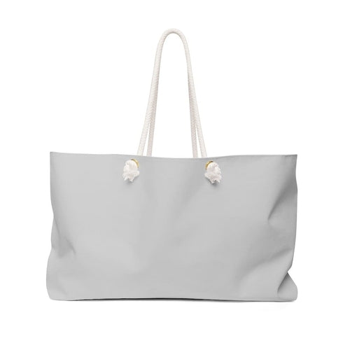 Weekender Tote Bag, Light Grey