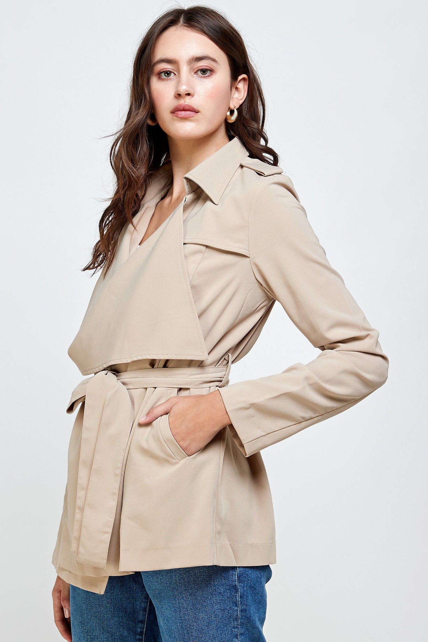 Open Drape Jacket