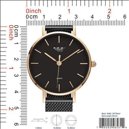 Sleek Mesh Band Watch