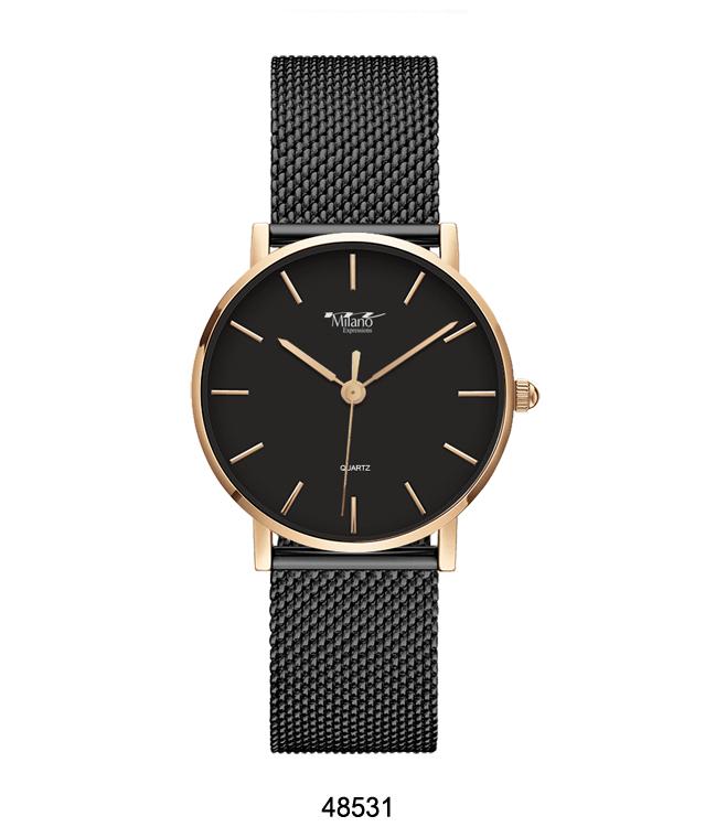 Sleek Mesh Band Watch