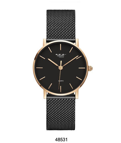 Sleek Mesh Band Watch