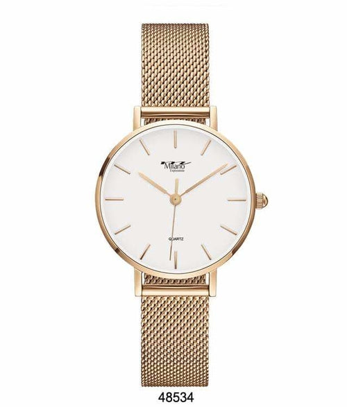 Sleek Mesh Band Watch