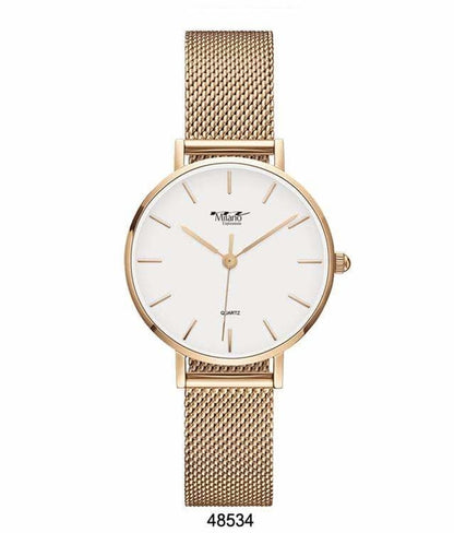 Sleek Mesh Band Watch