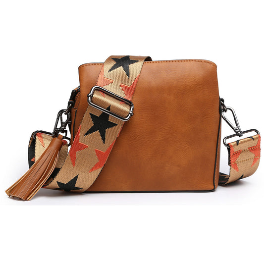 Mini Shoulder Bag with multipockets sif2658W TAN