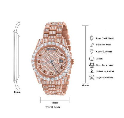 CROWN Steel Watch