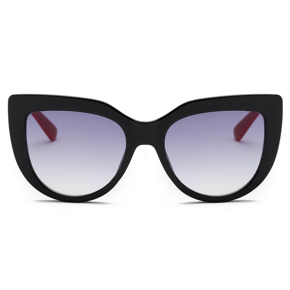 HELSINKI | Women Round Cat Eye  Sunglasses