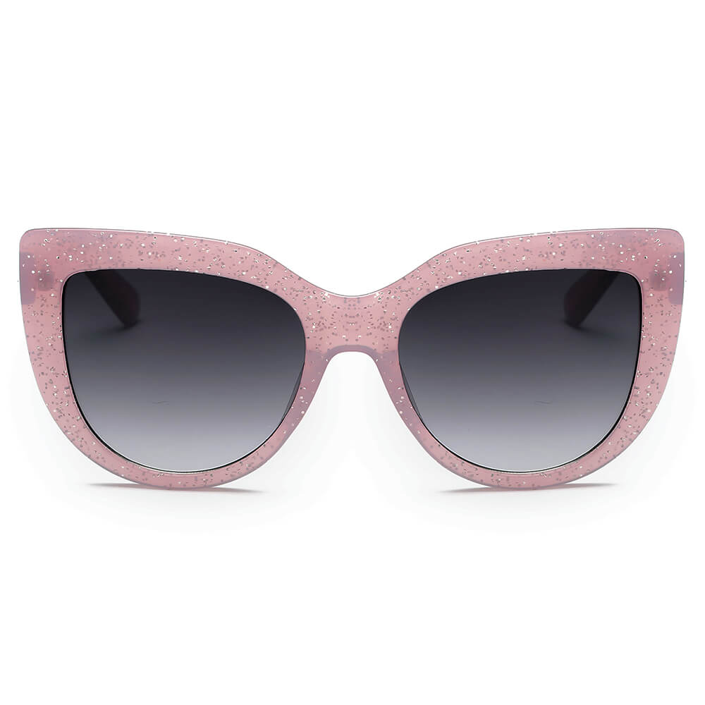 HELSINKI | Women Round Cat Eye  Sunglasses