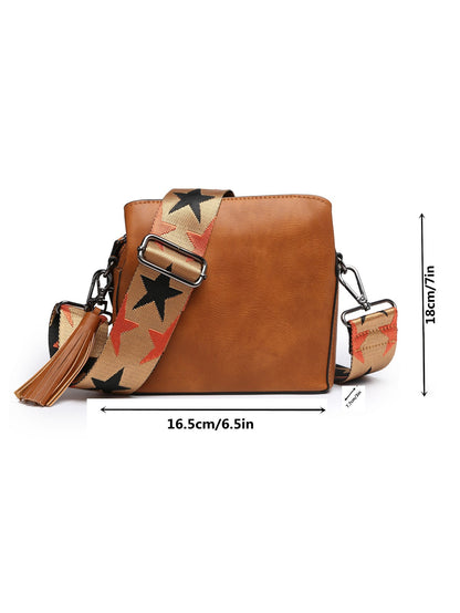 Mini Shoulder Bag with multipockets sif2658W TAN