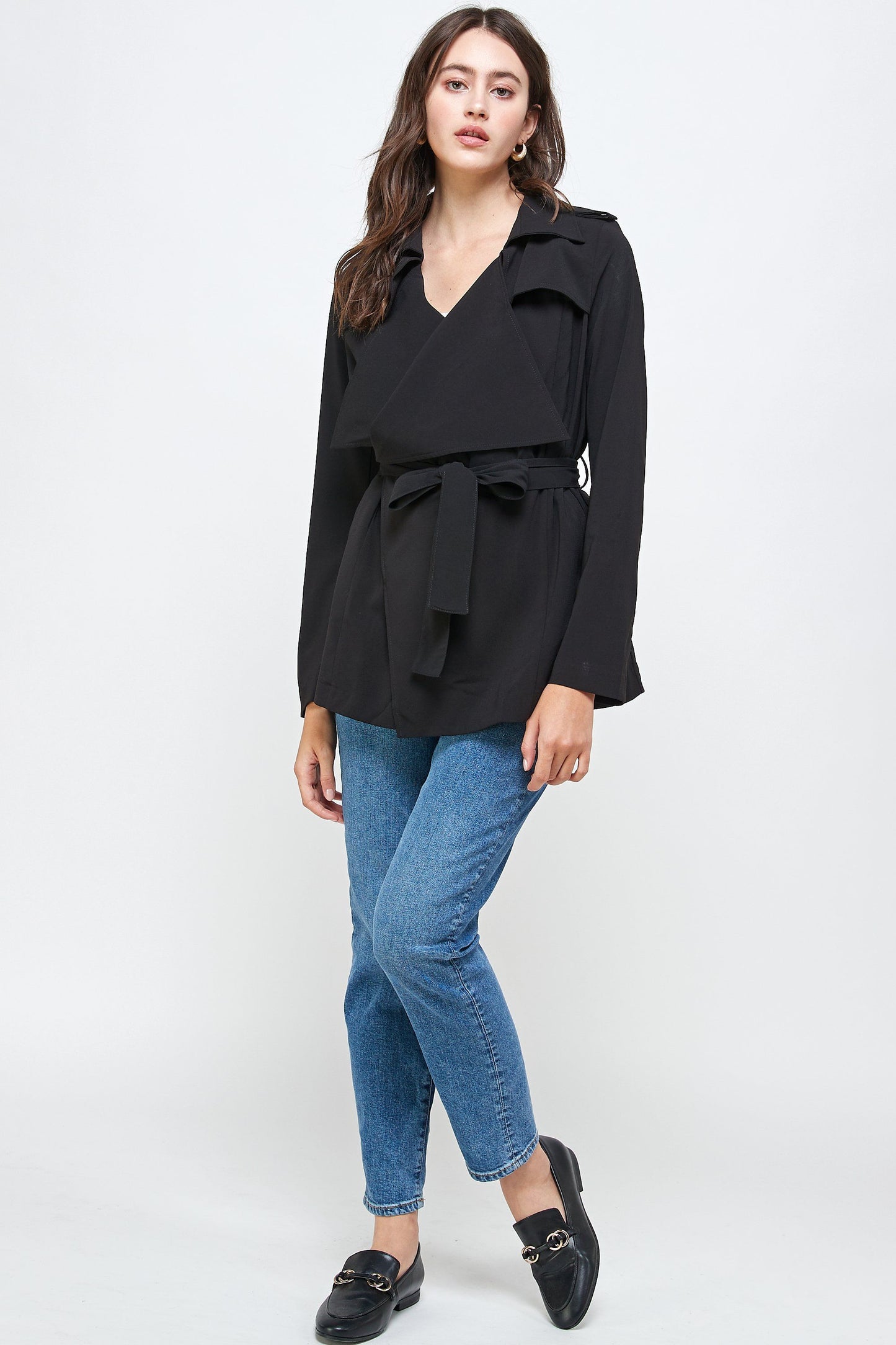 Open Drape Jacket