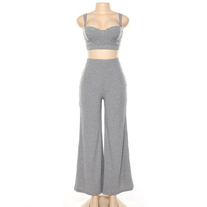  White Two-Piece Set